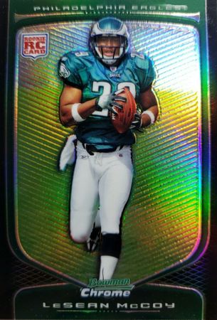 LeSean McCoy 2009 Bowman Chrome 120 Refractor Rookie 2009 Bowman Chrome LeSean McCoy 2009 Bowman Chrome 120 Refractor Rookie 2009 Bowman Chrome