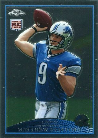 Matthew Stafford 2009 Topps Chrome TC210 Rookie 2009 Topps Chrome Matthew Stafford 2009 Topps Chrome TC210 Rookie 2009 Topps Chrome