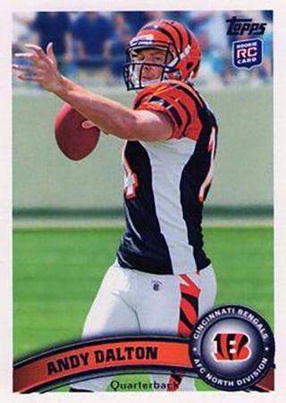 Andy Dalton 2011 Topps 70 Rookie 2011 Topps Andy Dalton 2011 Topps 70 Rookie 2011 Topps