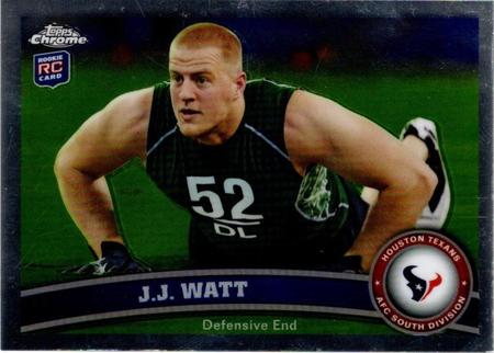 J J Watt 2011 Topps Chrome 104 Rookie 2011 Topps Chrome J J Watt 2011 Topps Chrome 104 Rookie 2011 Topps Chrome