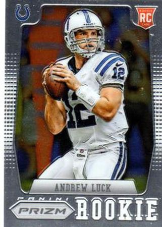 Andrew Luck 2012 Prizm 203 Rookie Shoulder Variation 2012 Panini Prizm Andrew Luck 2012 Prizm 203 Rookie Shoulder Variation 2012 Panini Prizm