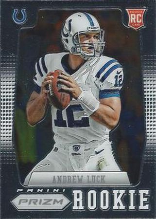 Andrew Luck 2012 Prizm 203 Rookie Chest Variation 2012 Panini Prizm Andrew Luck 2012 Prizm 203 Rookie Chest Variation 2012 Panini Prizm