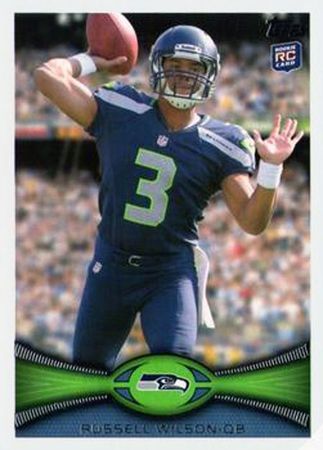 Russell Wilson 2012 Topps 165 Rookie 2012 Topps Russell Wilson 2012 Topps 165 Rookie 2012 Topps