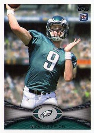 Nick Foles 2012 Topps 186 Rookie 2012 Topps Nick Foles 2012 Topps 186 Rookie 2012 Topps