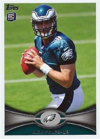 Nick Foles 2012 Topps 186 Rookie Variation SP 2012 Topps Nick Foles 2012 Topps 186 Rookie Variation SP 2012 Topps