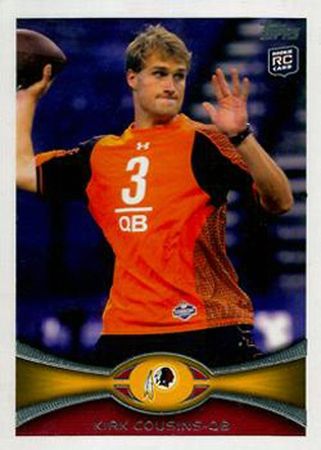 Kirk Cousins 2012 Topps 326 Rookie 2012 Topps Kirk Cousins 2012 Topps 326 Rookie 2012 Topps
