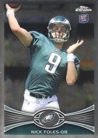 Nick Foles 2012 Topps Chrome 153 Rookie 2012 Topps Chrome Nick Foles 2012 Topps Chrome 153 Rookie 2012 Topps Chrome