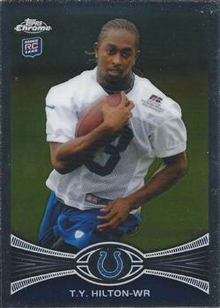 T Y Hilton 2012 Topps Chrome 168 Rookie 2012 Topps Chrome T Y Hilton 2012 Topps Chrome 168 Rookie 2012 Topps Chrome