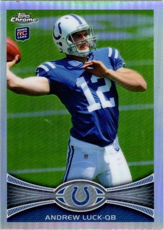 Andrew Luck 2012 Topps Chrome 1 Refractor Rookie 2012 Topps Chrome Andrew Luck 2012 Topps Chrome 1 Refractor Rookie 2012 Topps Chrome