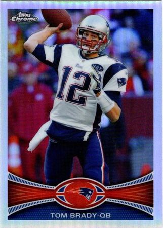 Tom Brady 2012 Topps Chrome 220 Refractor 2012 Topps Chrome Tom Brady 2012 Topps Chrome 220 Refractor 2012 Topps Chrome