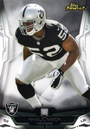 Khalil Mack 2014 Finest 119 Rookie Topps 2014 Topps Finest Khalil Mack 2014 Finest 119 Rookie Topps 2014 Topps Finest