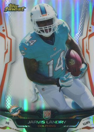 Jarvis Landry 2014 Finest 102 Rookie Refractor Topps 2014 Topps Finest Jarvis Landry 2014 Finest 102 Rookie Refractor Topps 2014 Topps Finest