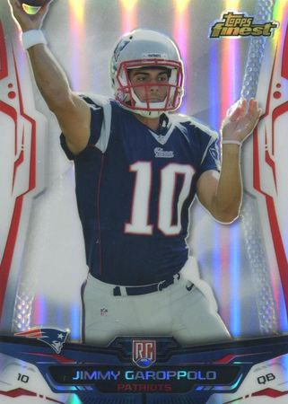 Jimmy Garoppolo 2014 Finest 116 Rookie Refractor Topps 2014 Topps Finest Jimmy Garoppolo 2014 Finest 116 Rookie Refractor Topps 2014 Topps Finest