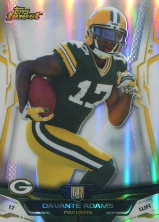 Davante Adams 2014 Finest 130 Rookie Refractor Topps 2014 Topps Finest Davante Adams 2014 Finest 130 Rookie Refractor Topps 2014 Topps Finest