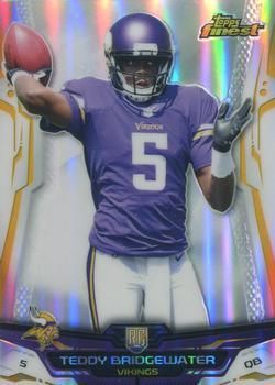 Teddy Bridgewater 2014 Finest 142 Rookie Refractor Topps 2014 Topps Finest Teddy Bridgewater 2014 Finest 142 Rookie Refractor Topps 2014 Topps Finest