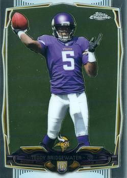 Teddy Bridgewater 2014 Topps Chrome 173 Rookie 2014 Topps Chrome Teddy Bridgewater 2014 Topps Chrome 173 Rookie 2014 Topps Chrome