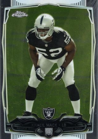 Khalil Mack 2014 Topps Chrome 184 Rookie 2014 Topps Chrome Khalil Mack 2014 Topps Chrome 184 Rookie 2014 Topps Chrome