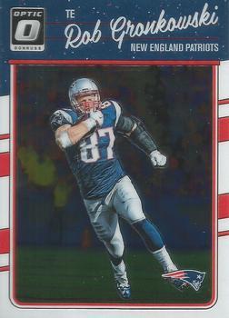 Rob Gronkowski 2016 Donruss Optic 63 Panini 2016 Donruss Optic Rob Gronkowski 2016 Donruss Optic 63 Panini 2016 Donruss Optic