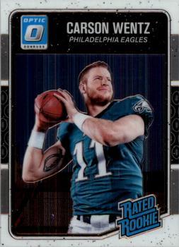 Carson Wentz 2016 Donruss Optic 156 Rookie Panini 2016 Donruss Optic Carson Wentz 2016 Donruss Optic 156 Rookie Panini 2016 Donruss Optic