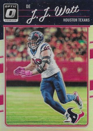 J J Watt 2016 Donruss Optic 42 Holo Prizm Refractor Panini 2016 Donruss Optic J J Watt 2016 Donruss Optic 42 Holo Prizm Refractor Panini 2016 Donruss Optic