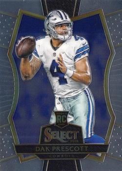 Dak Prescott 2016 Select 185 Rookie Panini 2016 Panini Select Dak Prescott 2016 Select 185 Rookie Panini 2016 Panini Select