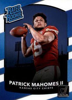 Patrick Mahomes 2017 Donruss 327 Rookie Panini 2017 Donruss Patrick Mahomes 2017 Donruss 327 Rookie Panini 2017 Donruss