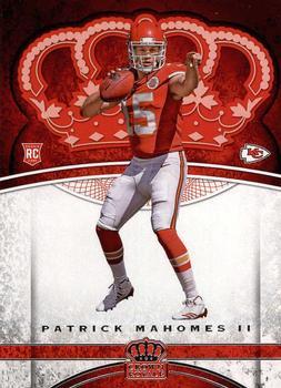 Patrick Mahomes 2017 Crown Royale 84 Rookie Panini 2017 Panini Crown Royal Patrick Mahomes 2017 Crown Royale 84 Rookie Panini 2017 Panini Crown Royal