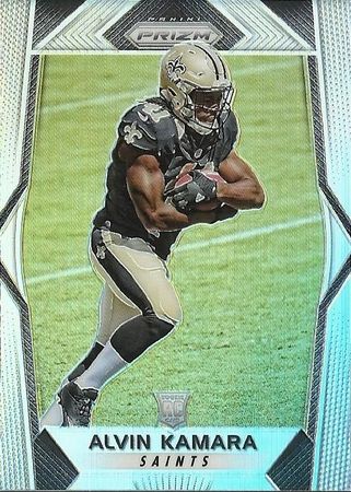 Alvin Kamara 2017 Prizm 291 Rookie Silver Refractor Panini 2017 Panini Prizm Alvin Kamara 2017 Prizm 291 Rookie Silver Refractor Panini 2017 Panini Prizm