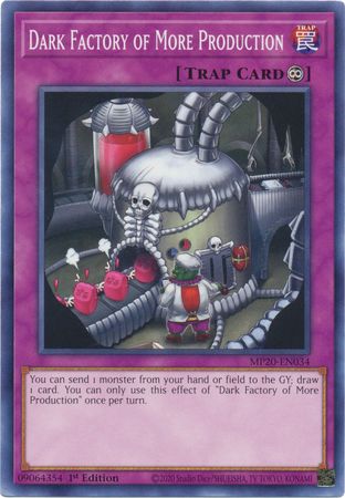 Dark Factory of More Production MP20 EN034 Common 1st Edition 2020 Mega Tin Lost Memories 1st Edition Singles Dark Factory of More Production MP20 EN034 Common 1st Edition 2020 Mega Tin Lost Memories 1st Edition Singles