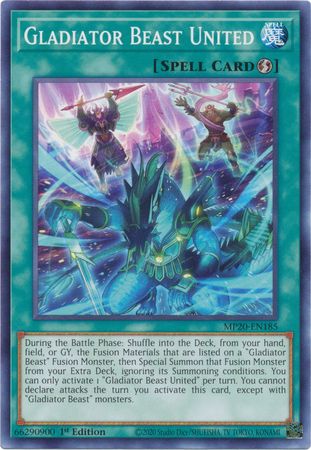 Gladiator Beast United MP20 EN185 Common 1st Edition 2020 Mega Tin Lost Memories 1st Edition Singles Gladiator Beast United MP20 EN185 Common 1st Edition 2020 Mega Tin Lost Memories 1st Edition Singles