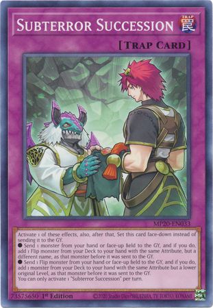 Subterror Succession MP20 EN033 Common 1st Edition 2020 Mega Tin Lost Memories 1st Edition Singles Subterror Succession MP20 EN033 Common 1st Edition 2020 Mega Tin Lost Memories 1st Edition Singles