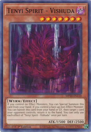 Tenyi Spirit Vishuda MP20 EN110 Common 1st Edition 2020 Mega Tin Lost Memories 1st Edition Singles Tenyi Spirit Vishuda MP20 EN110 Common 1st Edition 2020 Mega Tin Lost Memories 1st Edition Singles