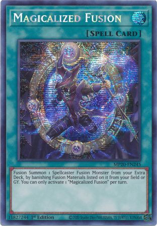 Magicalized Fusion MP20 EN245 Prismatic Secret Rare 1st Edition 2020 Mega Tin Lost Memories 1st Edition Singles Magicalized Fusion MP20 EN245 Prismatic Secret Rare 1st Edition 2020 Mega Tin Lost Memories 1st Edition Singles