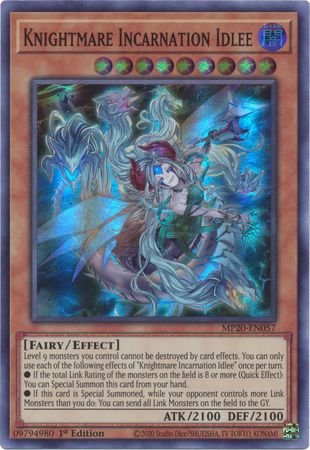 Knightmare Incarnation Idlee MP20 EN057 Super Rare 1st Edition 2020 Mega Tin Lost Memories 1st Edition Singles Knightmare Incarnation Idlee MP20 EN057 Super Rare 1st Edition 2020 Mega Tin Lost Memories 1st Edition Singles