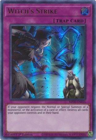 Witch s Strike MP20 EN035 Ultra Rare 1st Edition Witch s Strike MP20 EN035 Ultra Rare 1st Edition