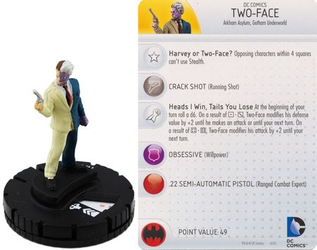 Two Face 003 Gotham City Strategy Game Heroclix DC Comics Batman Gotham City Strategy Game Two Face 003 Gotham City Strategy Game Heroclix DC Comics Batman Gotham City Strategy Game