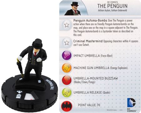 The Penguin #005 Gotham City Strategy Game Heroclix | TrollAndToad