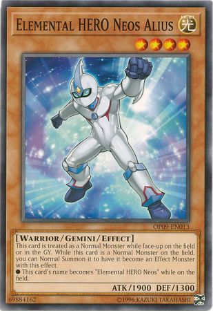Elemental HERO Neos Alius OP09 EN013 Common Elemental HERO Neos Alius OP09 EN013 Common