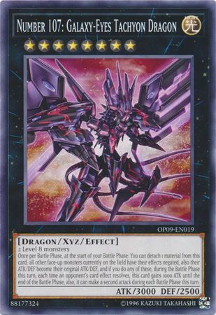 Number 107 Galaxy Eyes Tachyon Dragon OP09 EN019 Common Number 107 Galaxy Eyes Tachyon Dragon OP09 EN019 Common