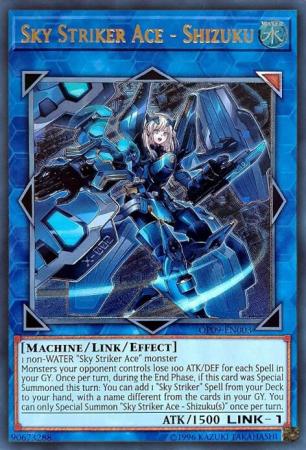Ultimate Rare Sky Striker Ace Shizuku OP09 EN003 OTS Tournament Pack 9 OP09 Ultimate Rare Sky Striker Ace Shizuku OP09 EN003 OTS Tournament Pack 9 OP09