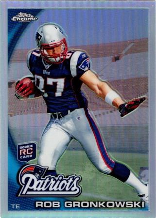 Rob Gronkowski 2010 Topps Chrome C112 Rookie Refractor Running 2010 Topps Chrome Rob Gronkowski 2010 Topps Chrome C112 Rookie Refractor Running 2010 Topps Chrome