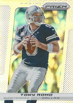 Tony Romo 2013 Prizm 152 Silver Refractor Panini Tony Romo 2013 Prizm 152 Silver Refractor Panini