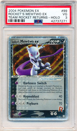 Rocket s Mewtwo EX 99 109 PSA VG 3 Ultra Rare EX Team Rocket Returns 7271 Ex Team Rocket Returns Singles Rocket s Mewtwo EX 99 109 PSA VG 3 Ultra Rare EX Team Rocket Returns 7271 Ex Team Rocket Returns Singles