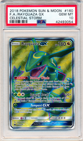 Rayquaza GX 160 168 PSA Gem MT 10 Full Art UR S M Celestial Storm 3054 Sun Moon Celestial Storm Singles Rayquaza GX 160 168 PSA Gem MT 10 Full Art UR S M Celestial Storm 3054 Sun Moon Celestial Storm Singles