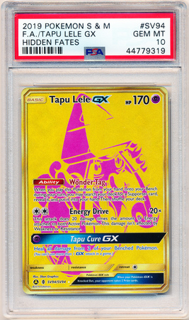 Tapu Lele GX SV94 SV94 PSA Gem MT 10 Gold Secret Rare S M Hidden Fates 9319 Sun Moon Hidden Fates Singles Tapu Lele GX SV94 SV94 PSA Gem MT 10 Gold Secret Rare S M Hidden Fates 9319 Sun Moon Hidden Fates Singles