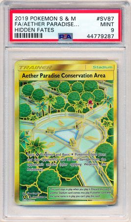 Aether Paradise Conservation Area SV87 SV94 PSA MT 9 SR S MHidden Fates 9287 Sun Moon Hidden Fates Singles Aether Paradise Conservation Area SV87 SV94 PSA MT 9 SR S MHidden Fates 9287 Sun Moon Hidden Fates Singles