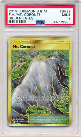 MT Coronet SV89 SV94 PSA Mint 9 Secret Rare S M Hidden Fates 9285 Sun Moon Hidden Fates Singles MT Coronet SV89 SV94 PSA Mint 9 Secret Rare S M Hidden Fates 9285 Sun Moon Hidden Fates Singles