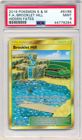 Broklet Hill SV88 SV94 PSA Mint 9 Gold Secret Rare S MHidden Fates 9284 Sun Moon Hidden Fates Singles Broklet Hill SV88 SV94 PSA Mint 9 Gold Secret Rare S MHidden Fates 9284 Sun Moon Hidden Fates Singles