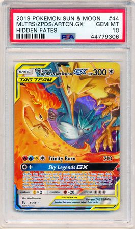 Moltres Zapdos Articuno GX 44 68 PSA GMT 10 UR S M Hidden Fates 9306 Sun Moon Hidden Fates Singles Moltres Zapdos Articuno GX 44 68 PSA GMT 10 UR S M Hidden Fates 9306 Sun Moon Hidden Fates Singles