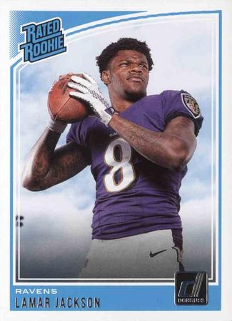 Lamar Jackson 2018 Donruss 317 Rookie Panini Lamar Jackson 2018 Donruss 317 Rookie Panini